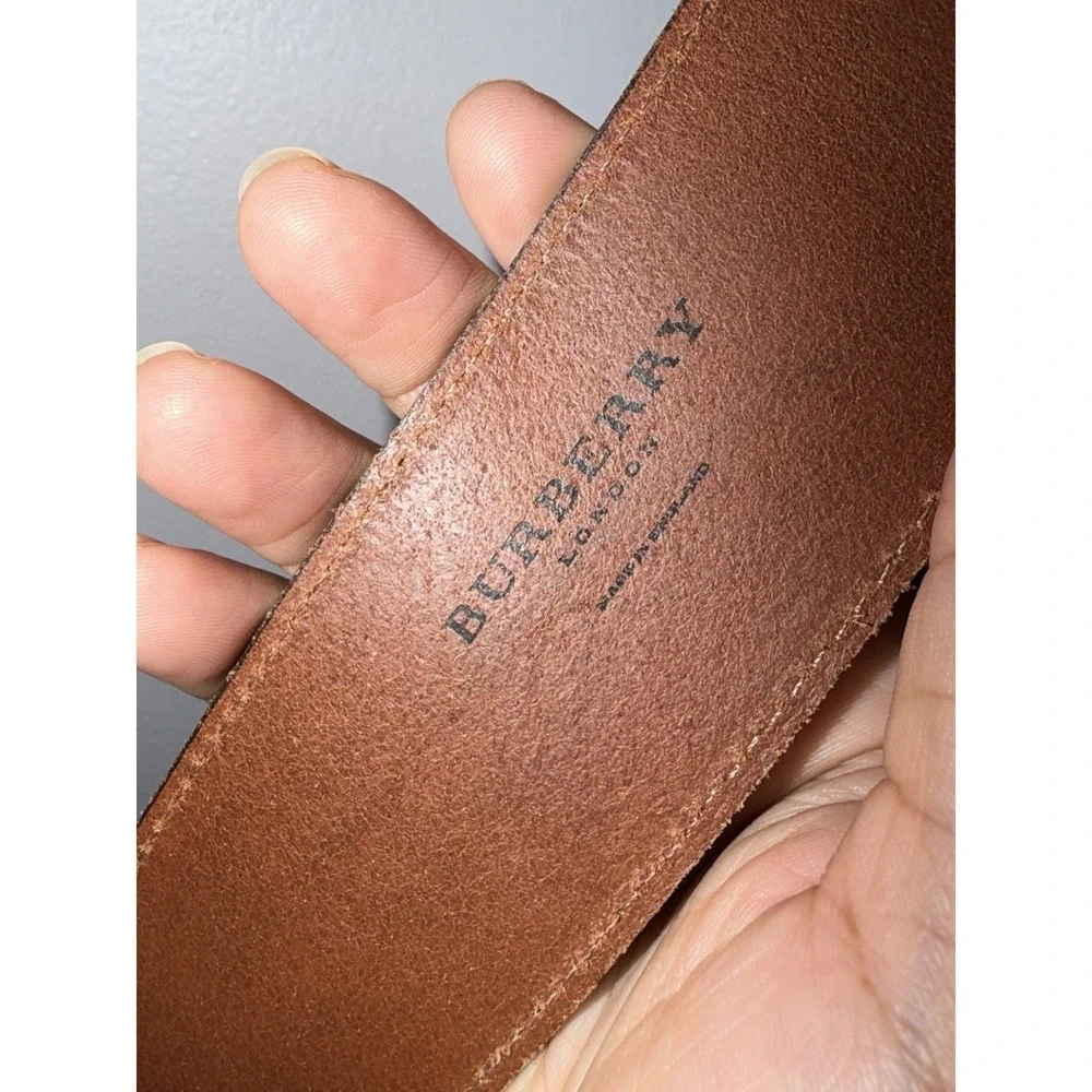 Burberry London Belt Sz L 37